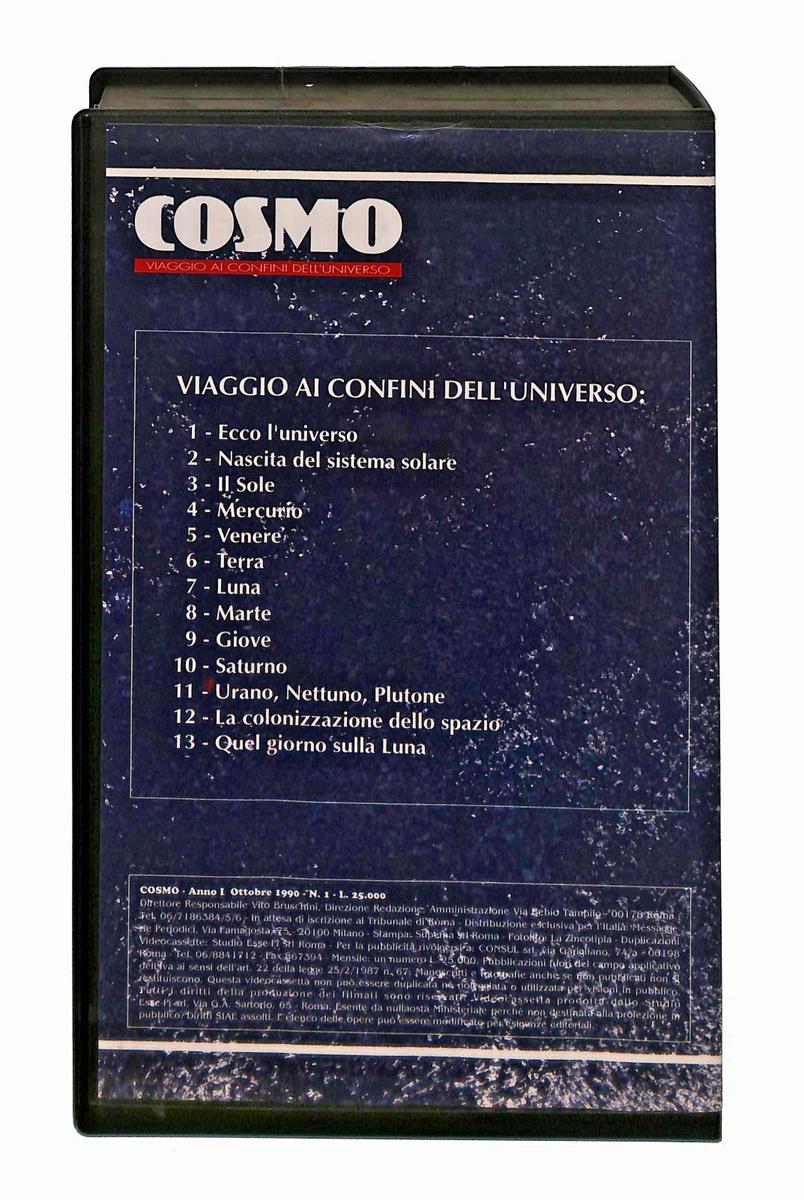 EBOND Cosmo N 1 Ecco l Universo Laservision VHS VH002868