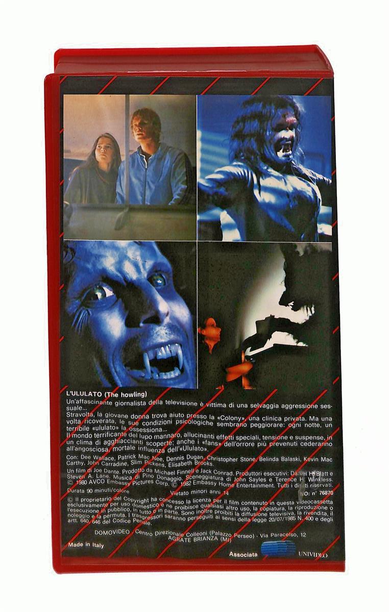 EBOND L Ululato Domovideo VHS VH003411