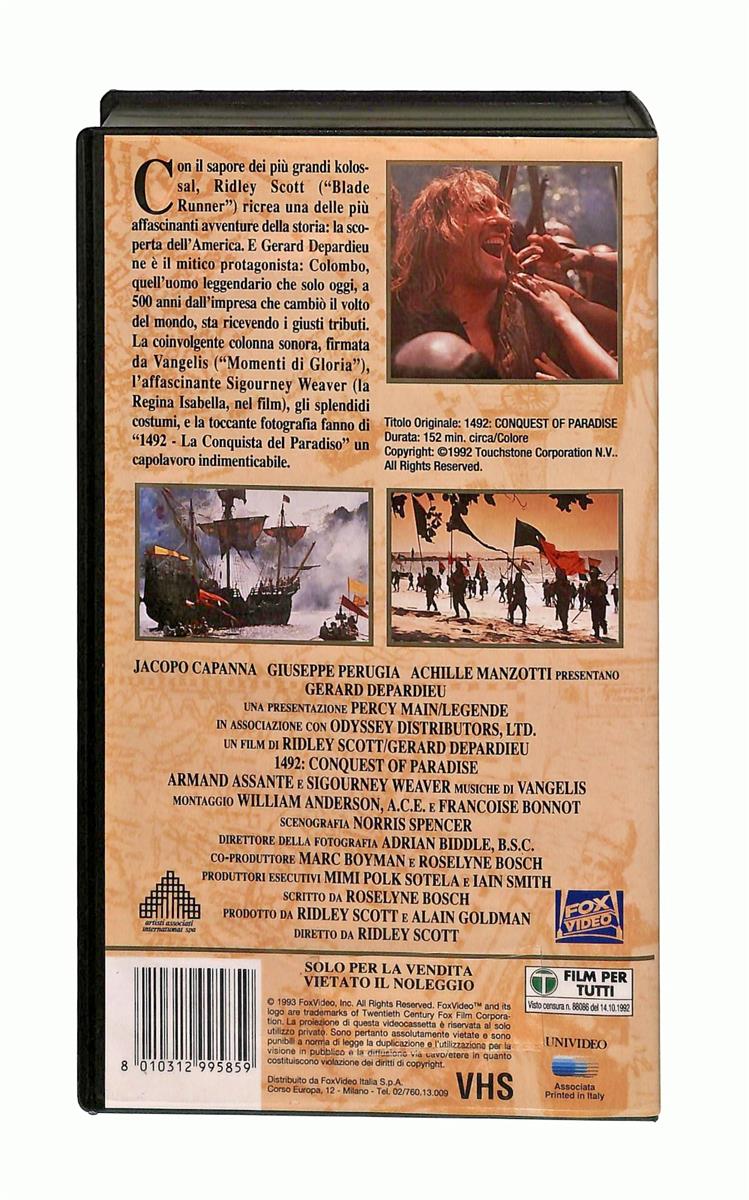 EBOND 1492 La Conquista Del Paradiso Fox VHS VH004902
