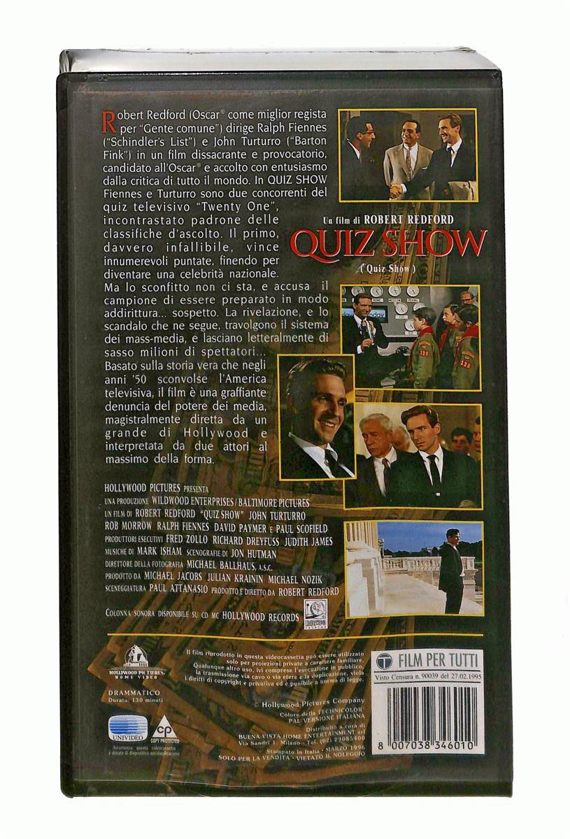 EBOND Quiz Show Hollywood Pictures VHS VH003902