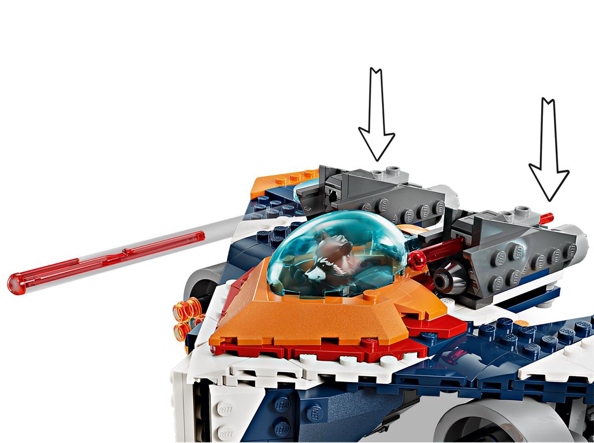 LEGO 76278 Warbird di Rocket vs. Ronan