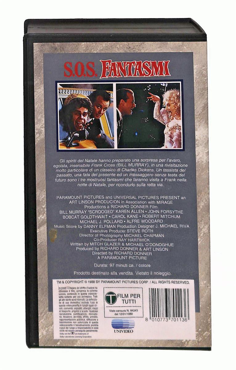 EBOND Sos Fantasmi Paramount Cic VHS VH003312