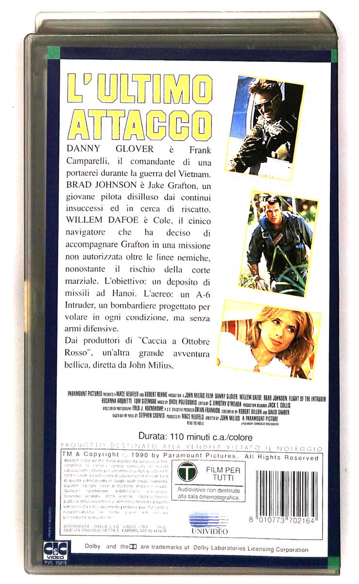 EBOND L Ultimo Attacco Paramount Cic VHS VH004953