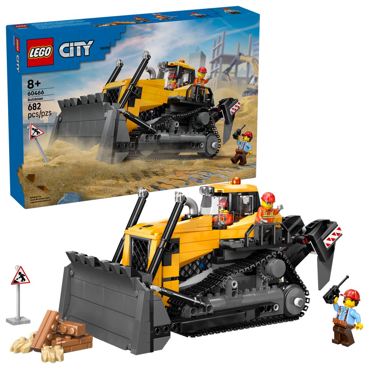 LEGO 60466 Bulldozer giallo