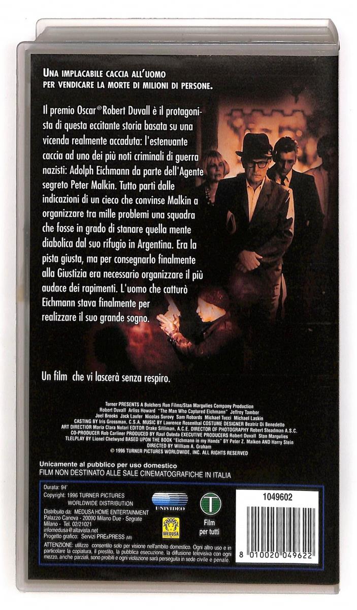 EBOND L Uomo Che Catturo Eichmann Medusa VHS VH005418