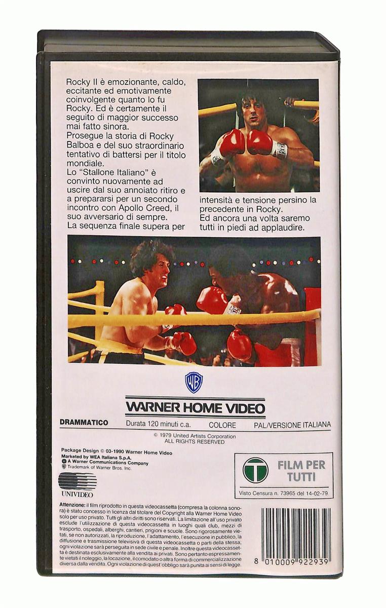 EBOND Rocky Ii Gli Scudi Wb VHS VH002767