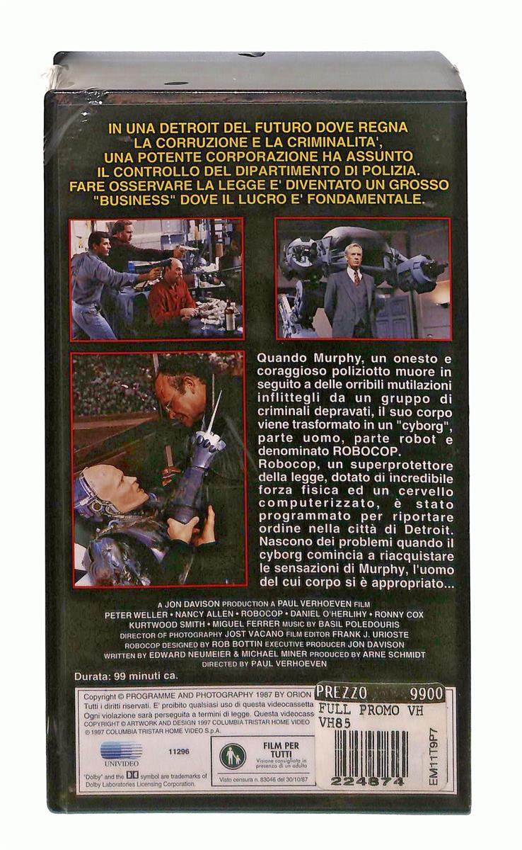 EBOND Robocop Columbia VHS VH004279