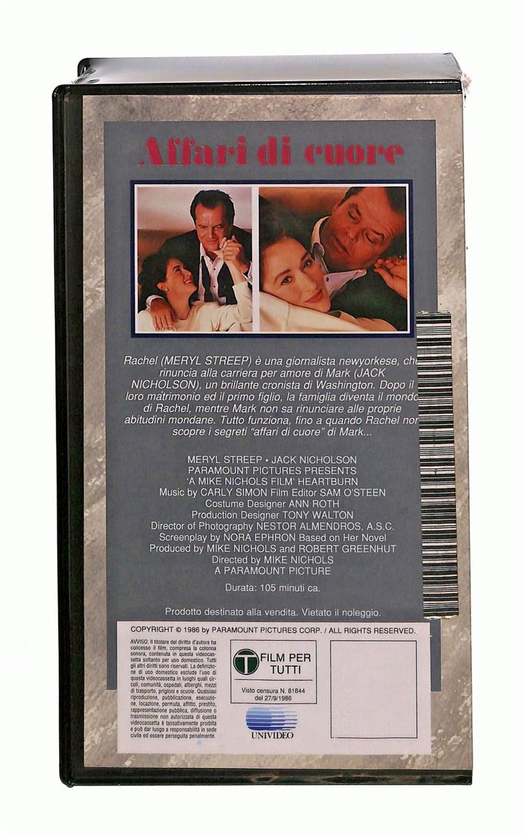 EBOND Affari Di Cuore Paramount Cic VHS VH005022