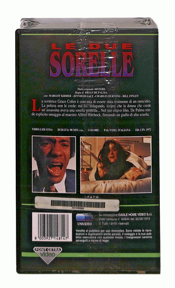 EBOND Le Due Sorelle Fonit Cetra Video VHS VH003737