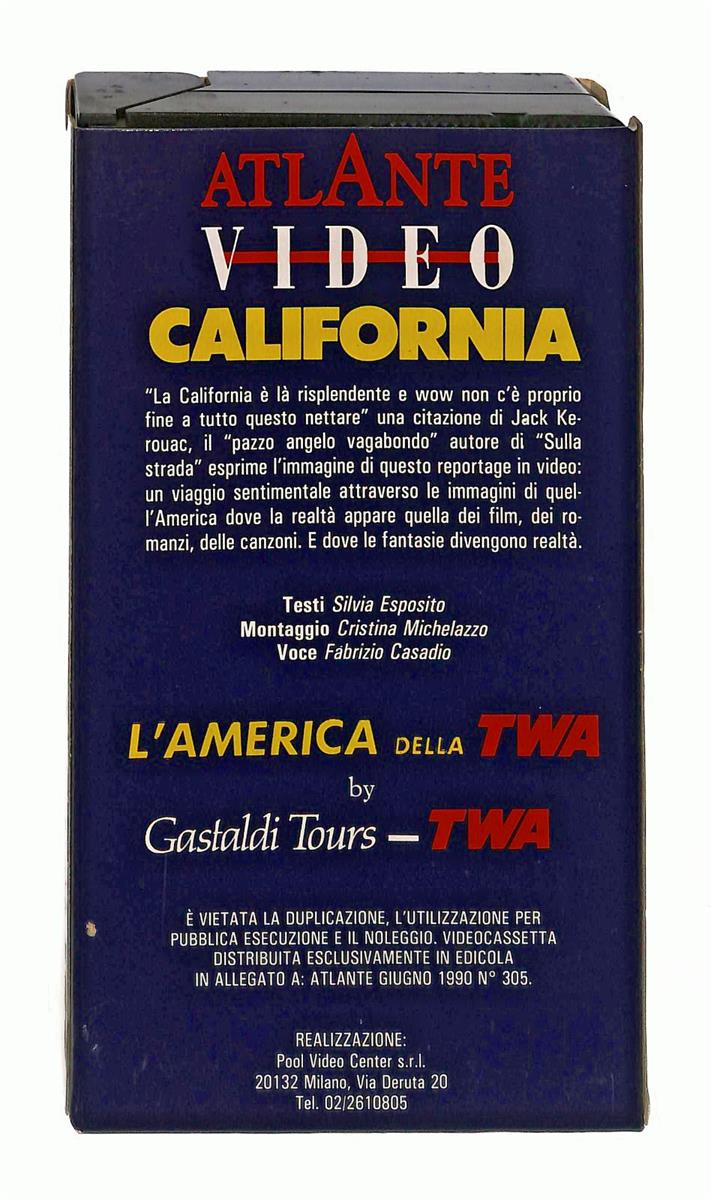 EBOND Atlante Video California Editoriale VHS VH004187