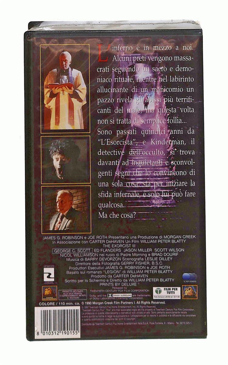 EBOND L Esorcista Iii W P Blatty VHS VH002253