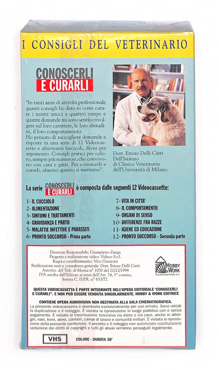 EBOND Conoscerli e Curarli Pronto Soccorso Seconda Parte Editoriale VHS VH005425