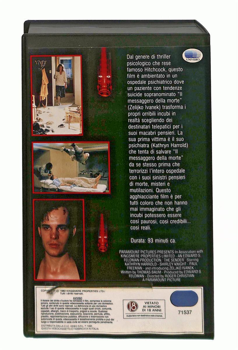 EBOND Il Messaggero Della Morte Paramount Cic Video VHS VH003205