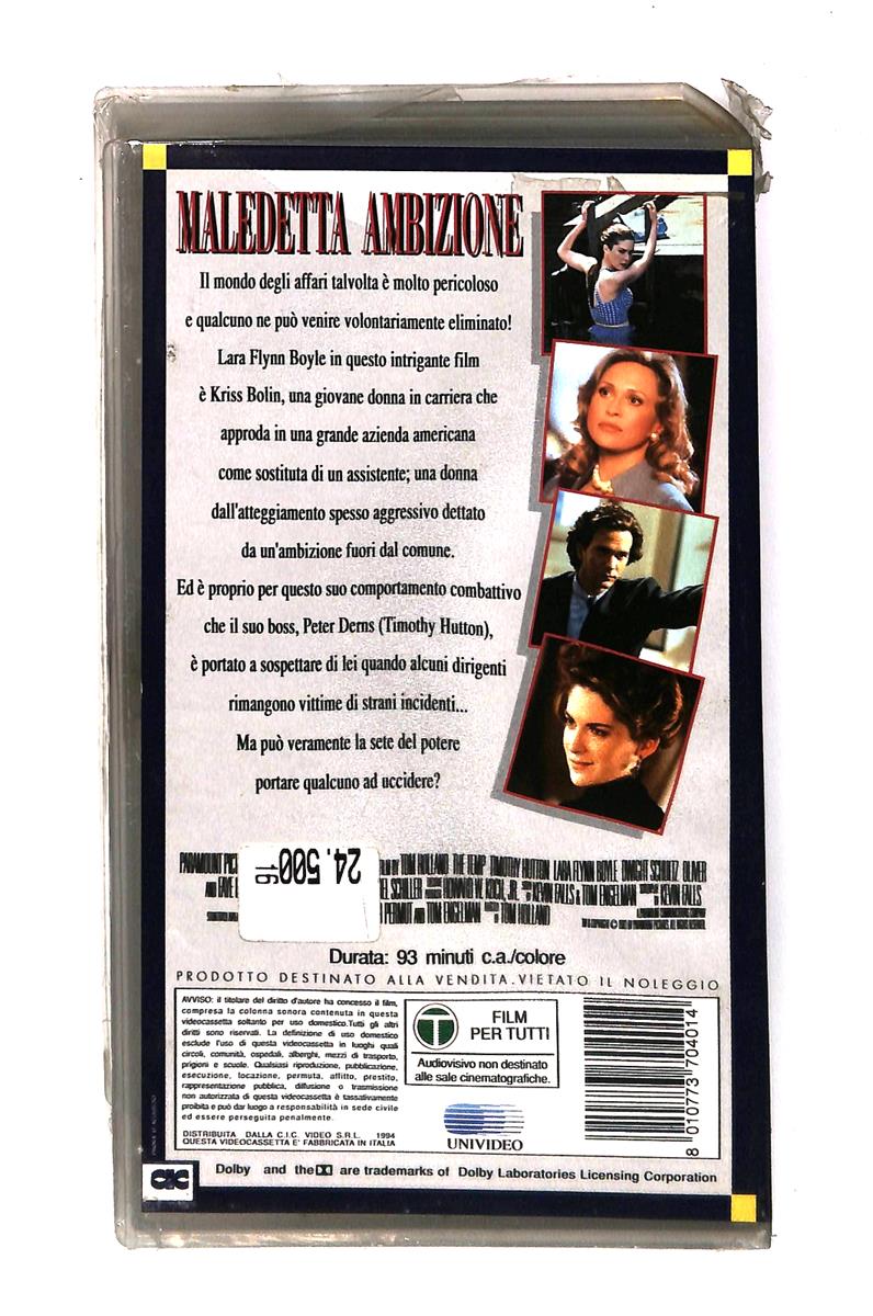 EBOND Maledetta Ambizione Paramount Cic VHS VH003482