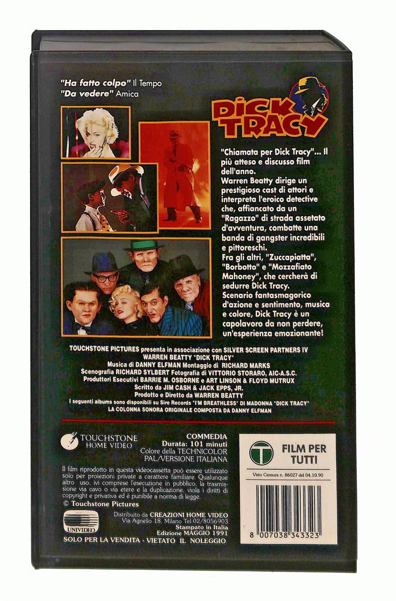 EBOND Dick Tracy Touchstone VHS VH003531