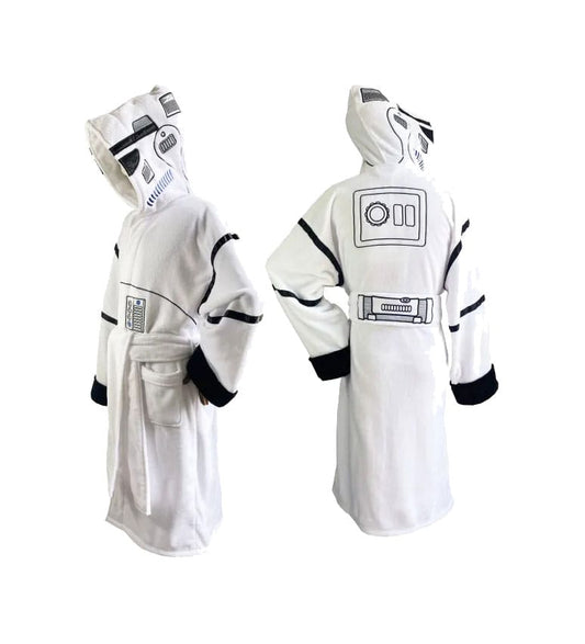 Star Wars Original Stormtrooper Fleece Bathrobe Stormtrooper White P032600