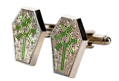 Warhammer 40,000 Cufflinks Necrons P032608