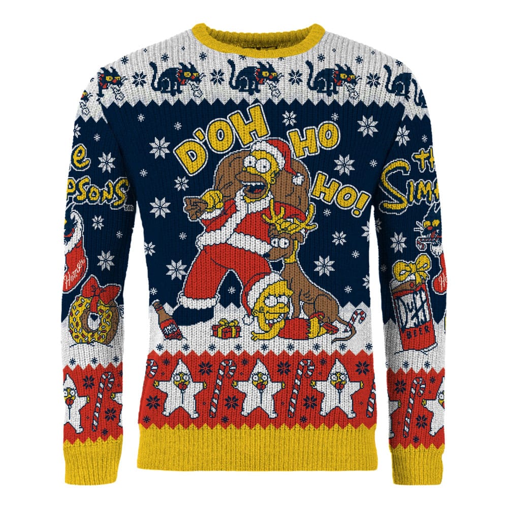 Simpsons Christmas Sweater D'oh Ho Ho! Size M P065563