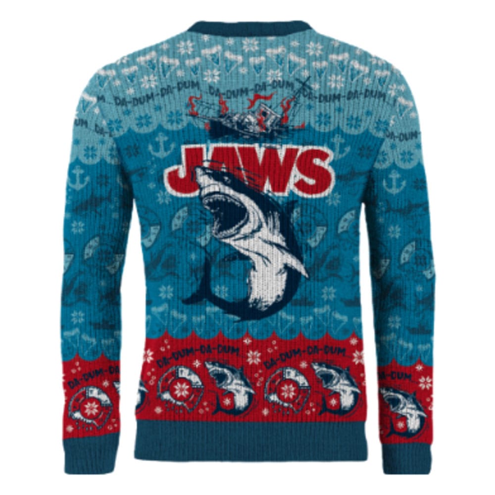 Jaws Christmas Sweater Jaws Size XL P065575