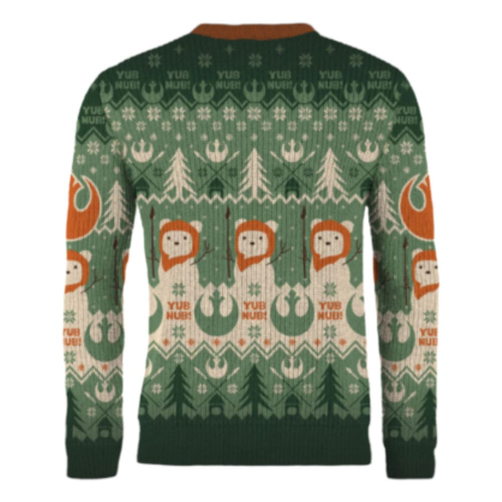 Star Wars Christmas Sweater Ewok'n around the Christmas Tree Size S P065579