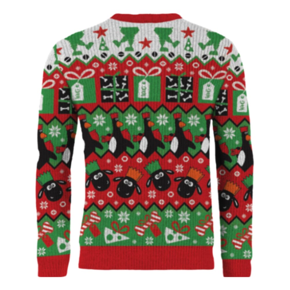 Wallace & Gromit Christmas Sweater Cracking Christmas Old Chum! Size M P065583