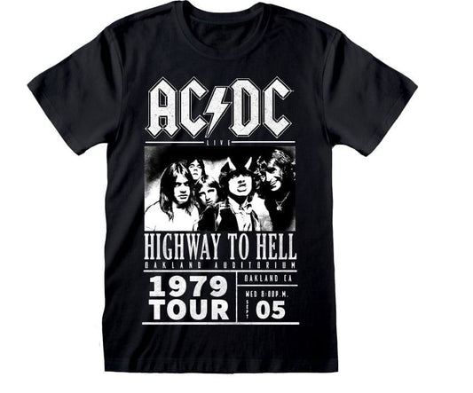 AC/DC T-Shirt Highway To Hell 1979 Tour Black P032643