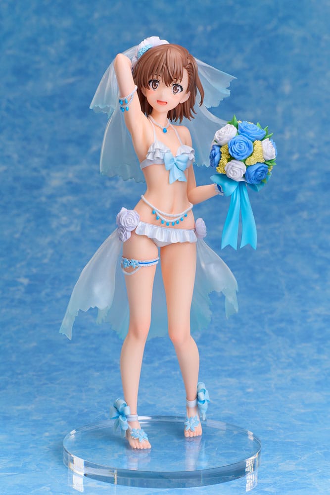 A Certain Scientific Railgun T PVC Statue 1/7 Mikoto Misaka Wedding Swimsuit Ver. 25 cm P032670