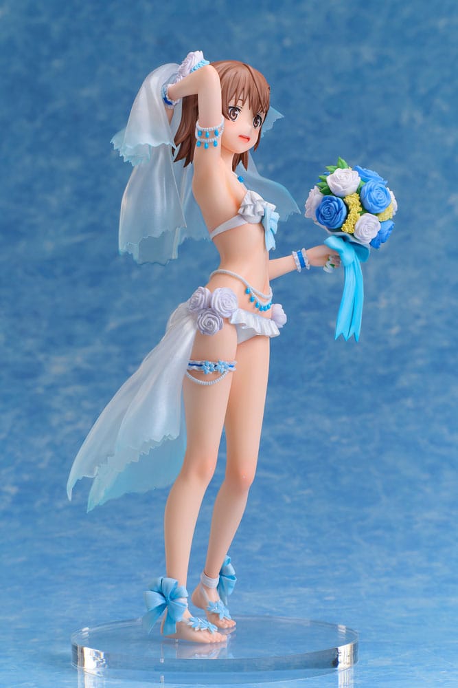 A Certain Scientific Railgun T PVC Statue 1/7 Mikoto Misaka Wedding Swimsuit Ver. 25 cm P032670