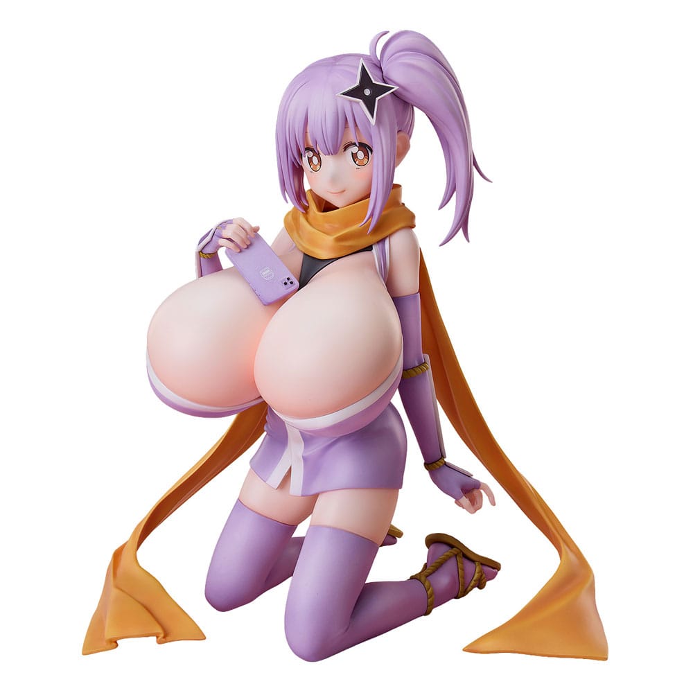 A Ninja and an Assassin Under One Roof Maid PVC Statue 1/4 Diecut Sticker Satoko Kusagakure Huge-Breasted Ver. 23 cm P032674
