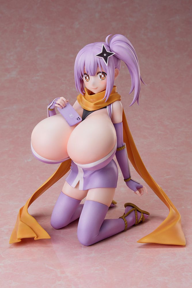 A Ninja and an Assassin Under One Roof Maid PVC Statue 1/4 Diecut Sticker Satoko Kusagakure Huge-Breasted Ver. 23 cm P032674