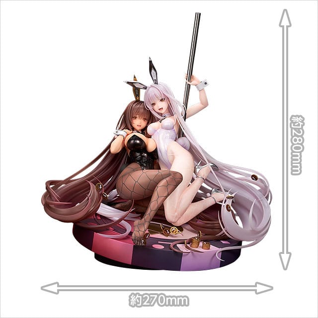 Goddess of Victory: Nikke Statue 1/7 Noir & Blanc Bunny X 777 Ver. 28 cm P032763