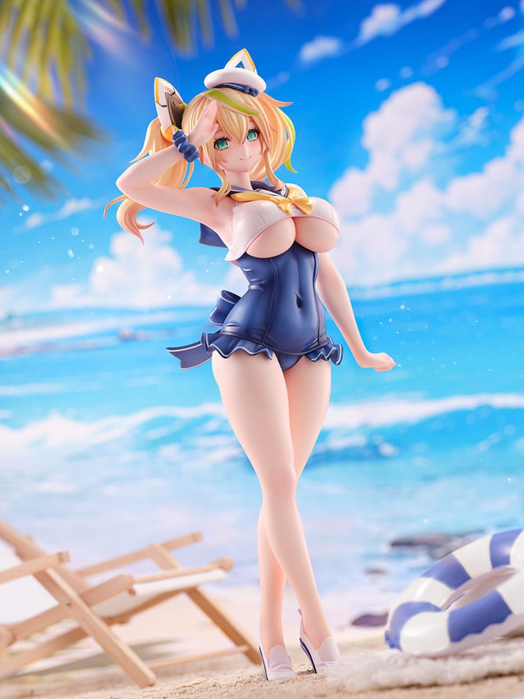 Phantasy Star Online 2 PVC Statue 1/7 Es Cool Breeze Gene - Summer Vacation 26 cm P032787