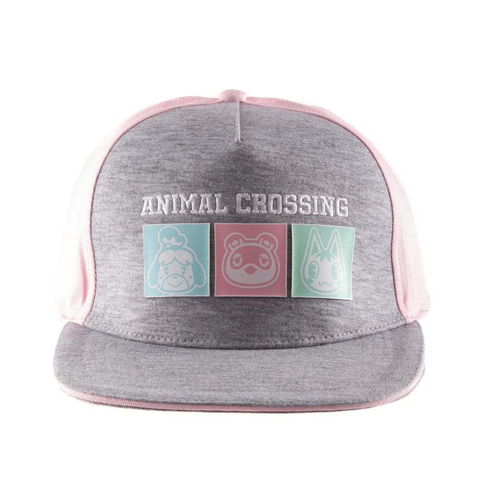 Animal Crossing Snapback Cap Pastel Squares P032825