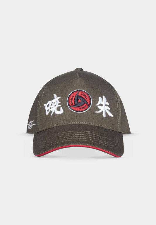 NARUTO SHIPPUDEN CURVED BILL CAP AKATSUKI CLAN P033088