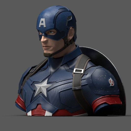Avengers Endgame Coin Bank Captain America 20 cm P033193
