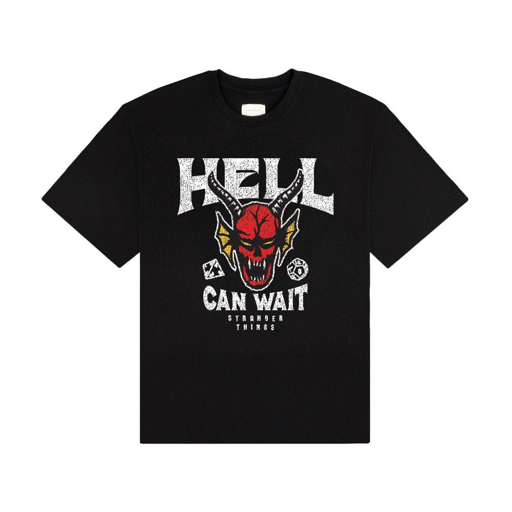 Stranger Things T-Shirt Hell Can Wait (black) P067254
