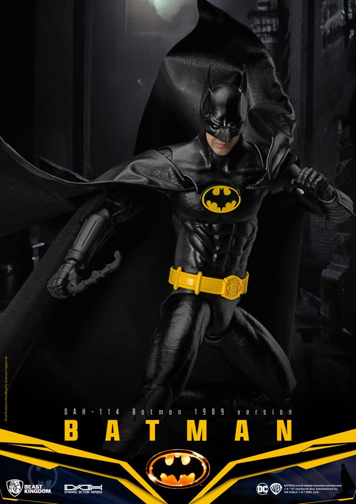 DC COMICS DYNAMIC 8CTION HEROES ACTION FIGURE 1/9 BATMAN 1989 VER. 21 CM P033357