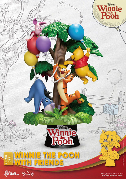 Disney D-Stage PVC Diorama Winnie The Pooh With Friends 16 cm P033388