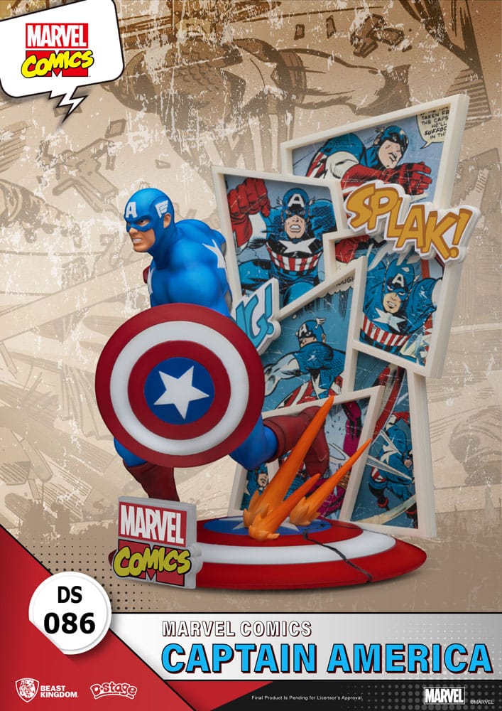 Marvel Comics D-Stage PVC Diorama Captain America 16 cm P033392