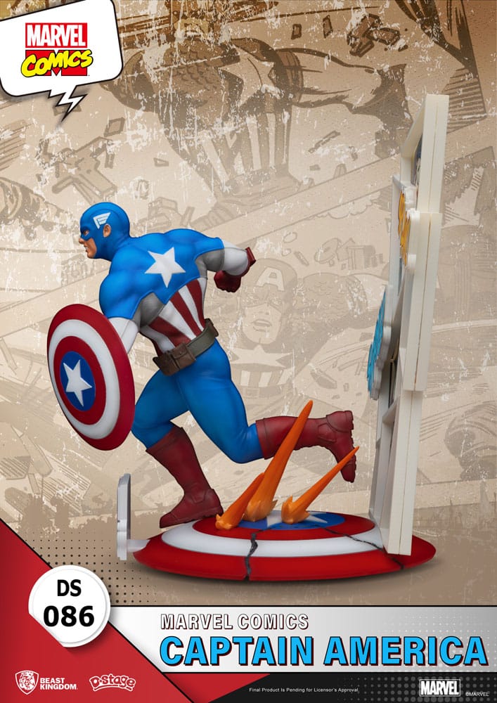 Marvel Comics D-Stage PVC Diorama Captain America 16 cm P033392