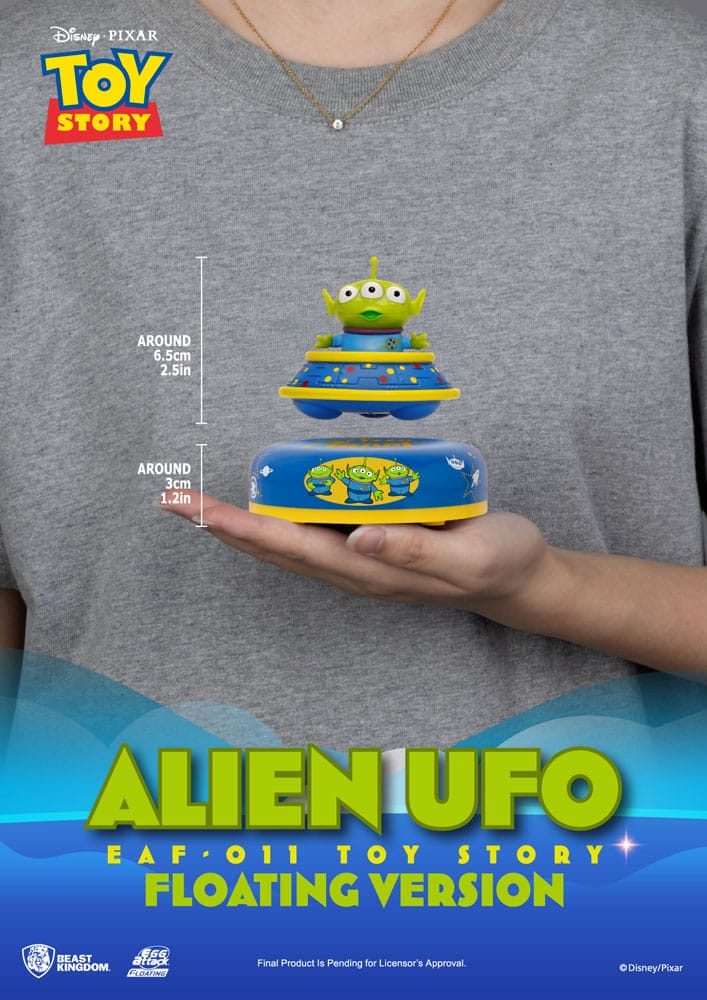 Toy Story Egg Attack Floating Model Alien UFO 6 cm P065813