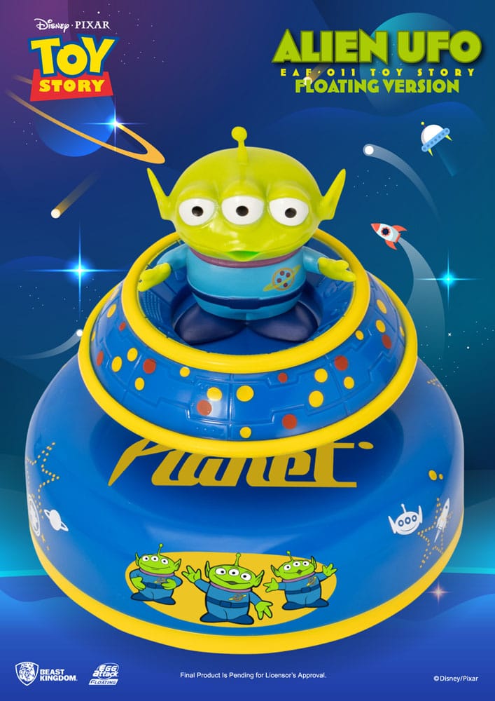 Toy Story Egg Attack Floating Model Alien UFO 6 cm P065813