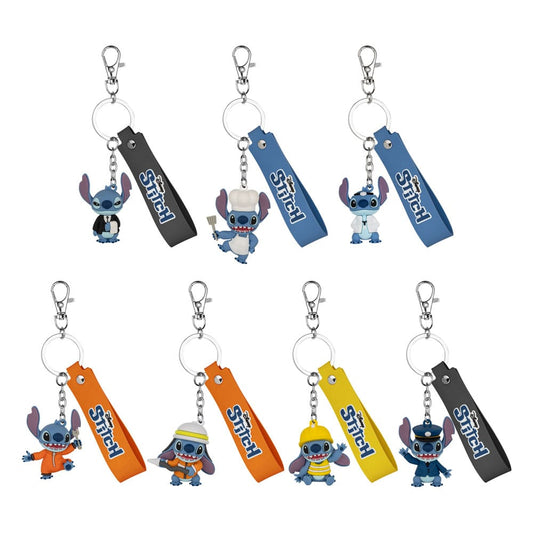 Lilo & Stitch Job Experience Camp Series Keychains Blind Box Stitch 4 cm Assortment (6) P033448