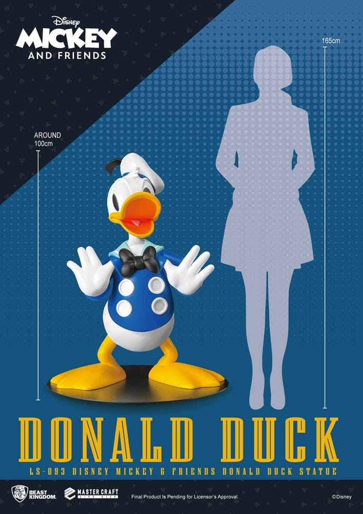 Disney Life-Size Statue Donald Duck 103 cm P033450