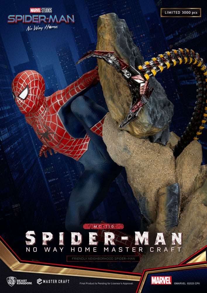 Spider-Man: No Way Home Master Craft Statue Friendly Neighborhood Spider-Man 36 cm