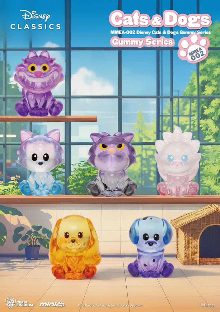 Disney Cats & Dogs Mini Egg Attack Blind Box Figures Gummy Series 3 cm Assortment (24) P069127