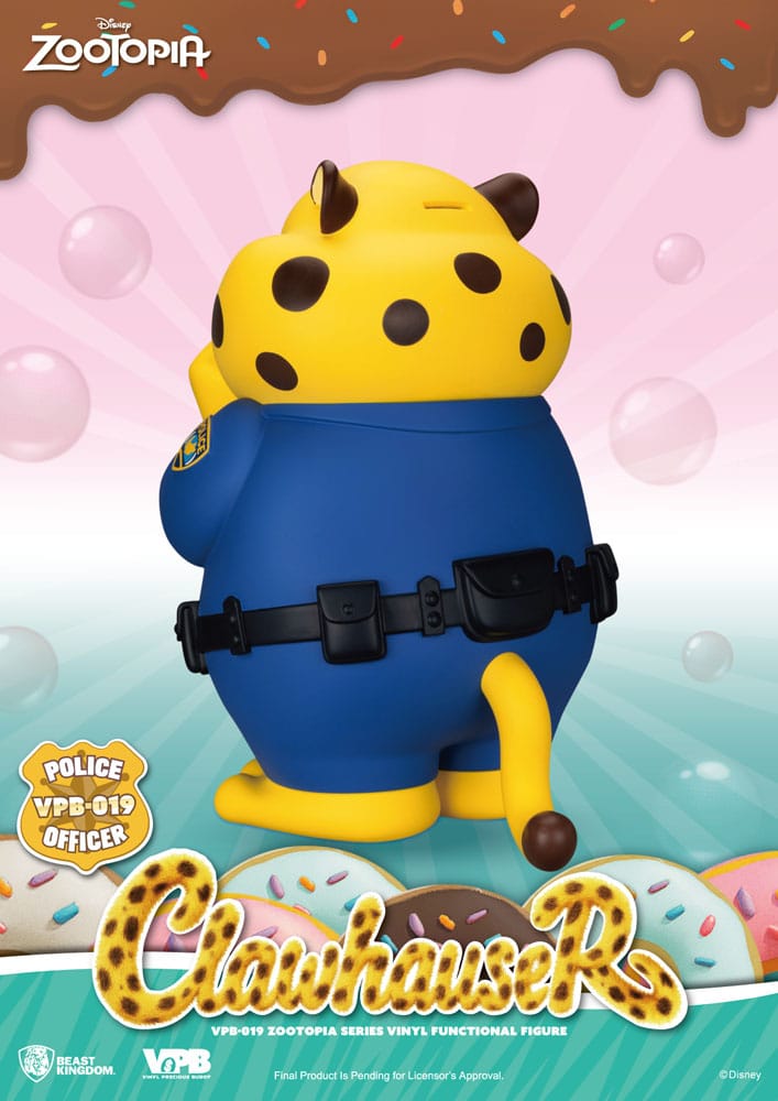 Zootopia Piggy Vinyl Bank Clawhauser 40 cm P067034