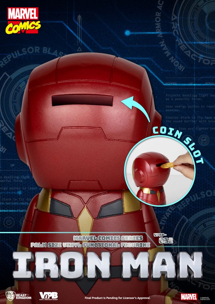 Classic Marvel Comics Piggy Vinyl Bank Iron-man 12 cm P033543