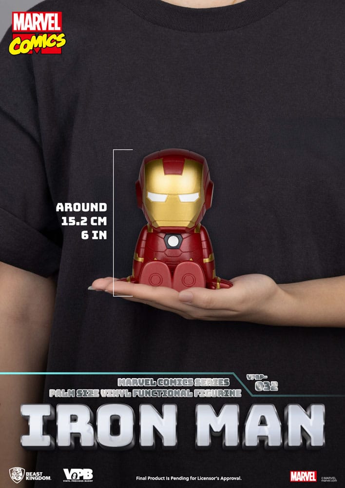Classic Marvel Comics Piggy Vinyl Bank Iron-man 12 cm P033543