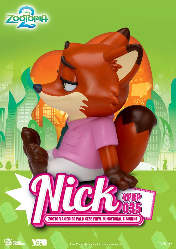 Zootopia Piggy Vinyl Bank Nick 15 cm P064849